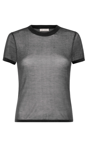 ST. AGNI Sheer Baby Tee