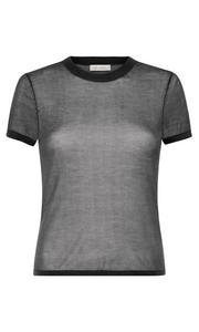 ST. AGNI Sheer Baby Tee