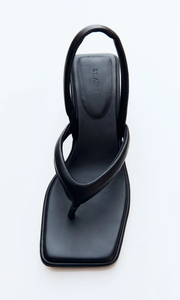 ST. AGNI Sling Back Thong Heel