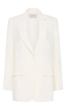 Load image into Gallery viewer, ST. AGNI Tailored Linen Blazer
