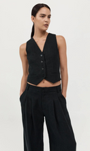 Load image into Gallery viewer, ST. AGNI Tailored Linen Vest
