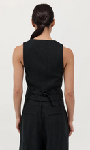 Load image into Gallery viewer, ST. AGNI Tailored Linen Vest
