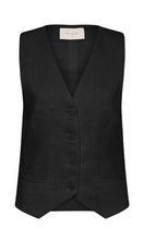 Load image into Gallery viewer, ST. AGNI Tailored Linen Vest
