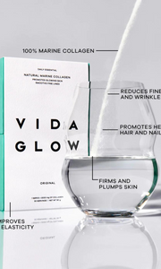 VIDA GLOW | Natural Marine Collagen Powder 270g