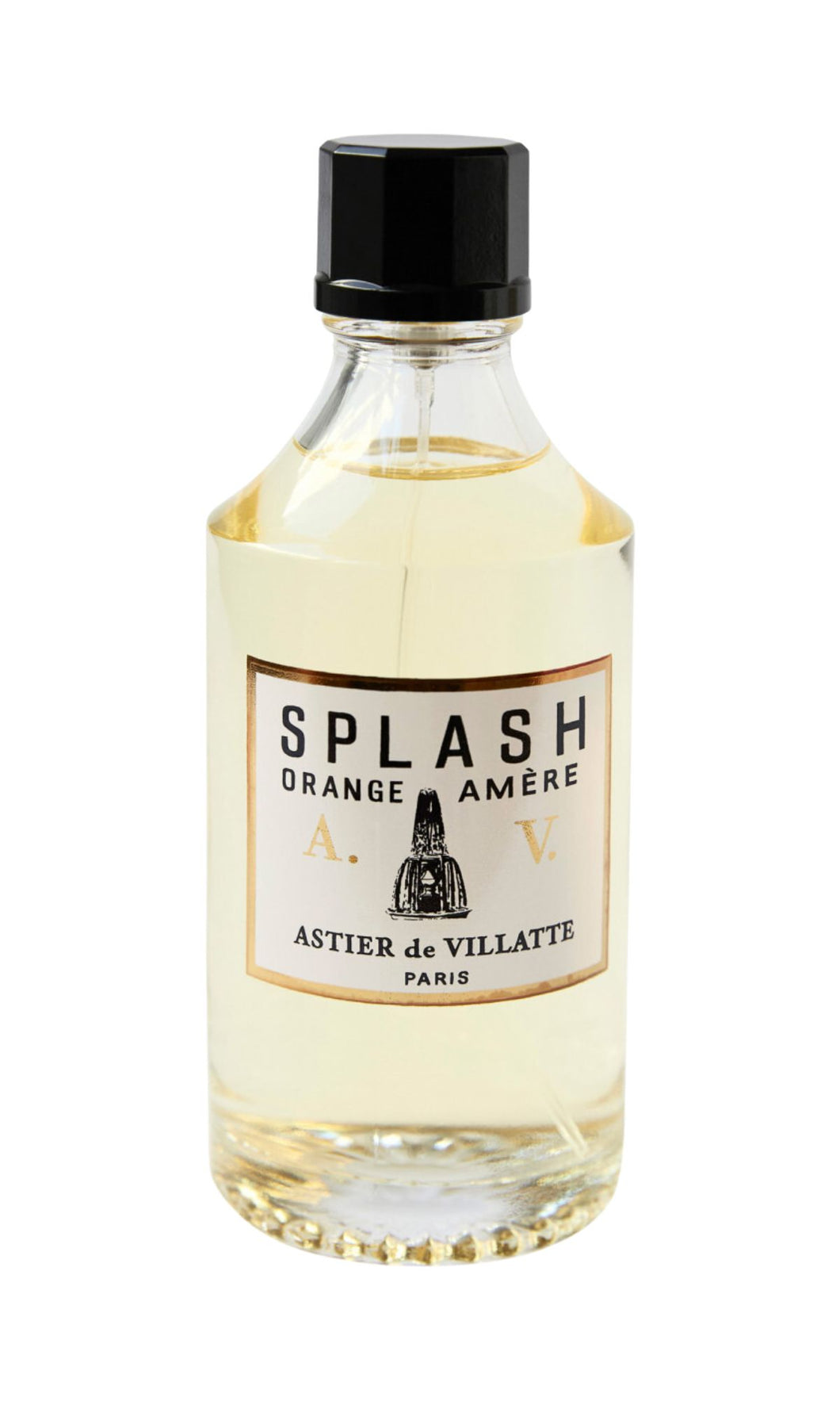 Astier de Villatte Splash Orange Amére 150ml perfume fragrance in glass bottle, available at Amara Home.