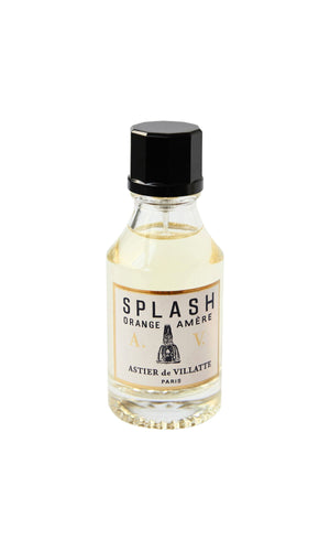 Astier de Villatte Splash Orange Amére 50ml perfume fragrance in glass bottle, available at Amara Home.