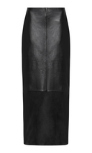 Load image into Gallery viewer, ST. AGNI Leather Column Skirt
