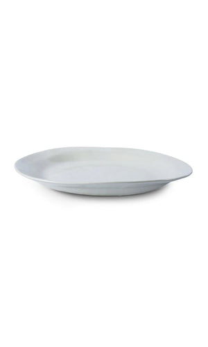 Wonki Ware unique ceramic Mediterranean Platter with white glaze, handmade in South Africa, available at Amara Home.