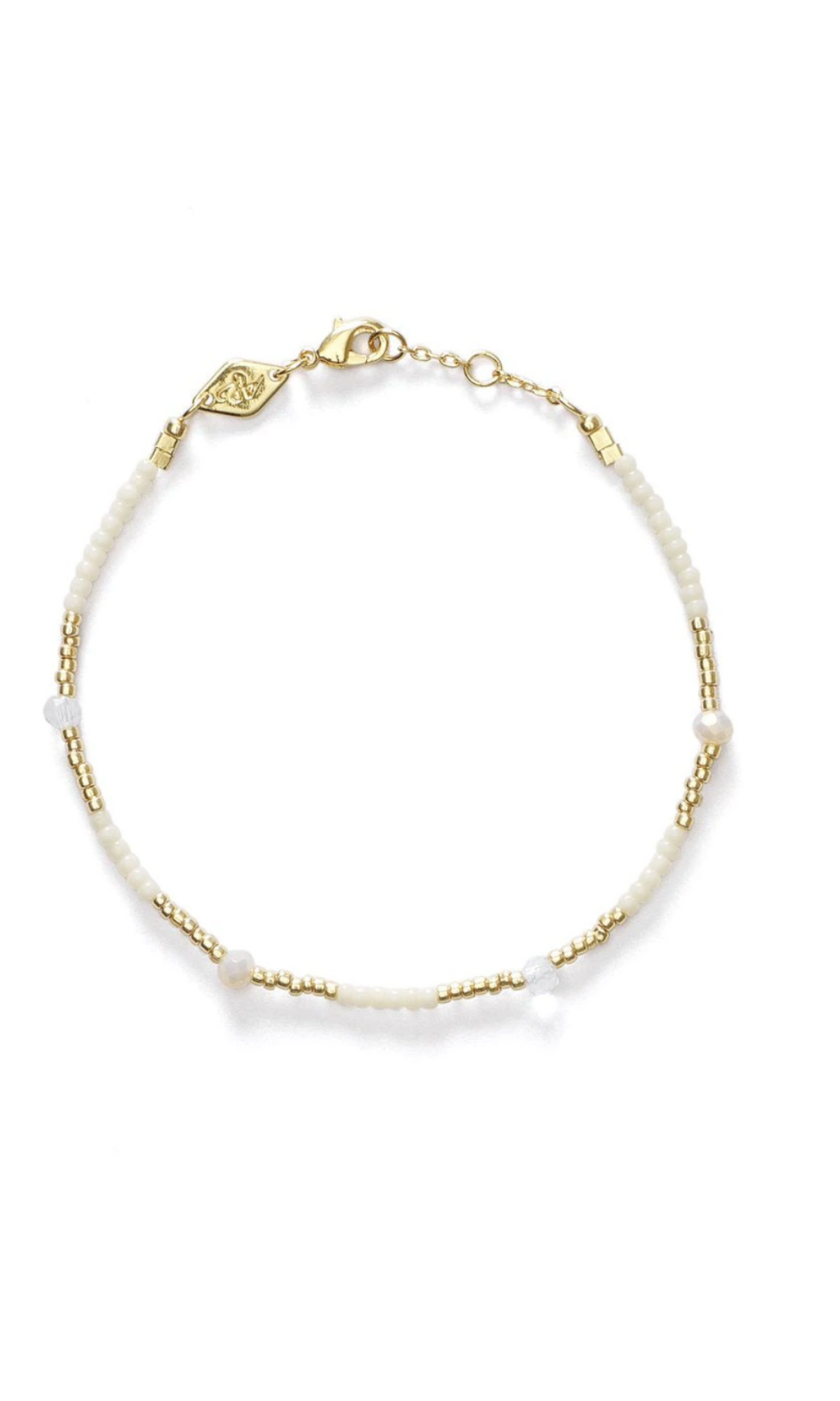 ANNI LU | Clemence Bracelet | Ecru