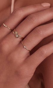 BY CHARLOTTE | Sweet Droplet Diamond Ring