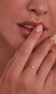 BY CHARLOTTE | Sweet Droplet Diamond Ring