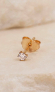 BY CHARLOTTE | Sweet Droplet Diamond Stud