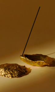 COREY ASHFORD Brass Oyster Incense Holder