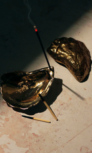 COREY ASHFORD Brass Oyster Incense Holder