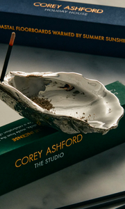 COREY ASHFORD Silver Oyster Incense Holde