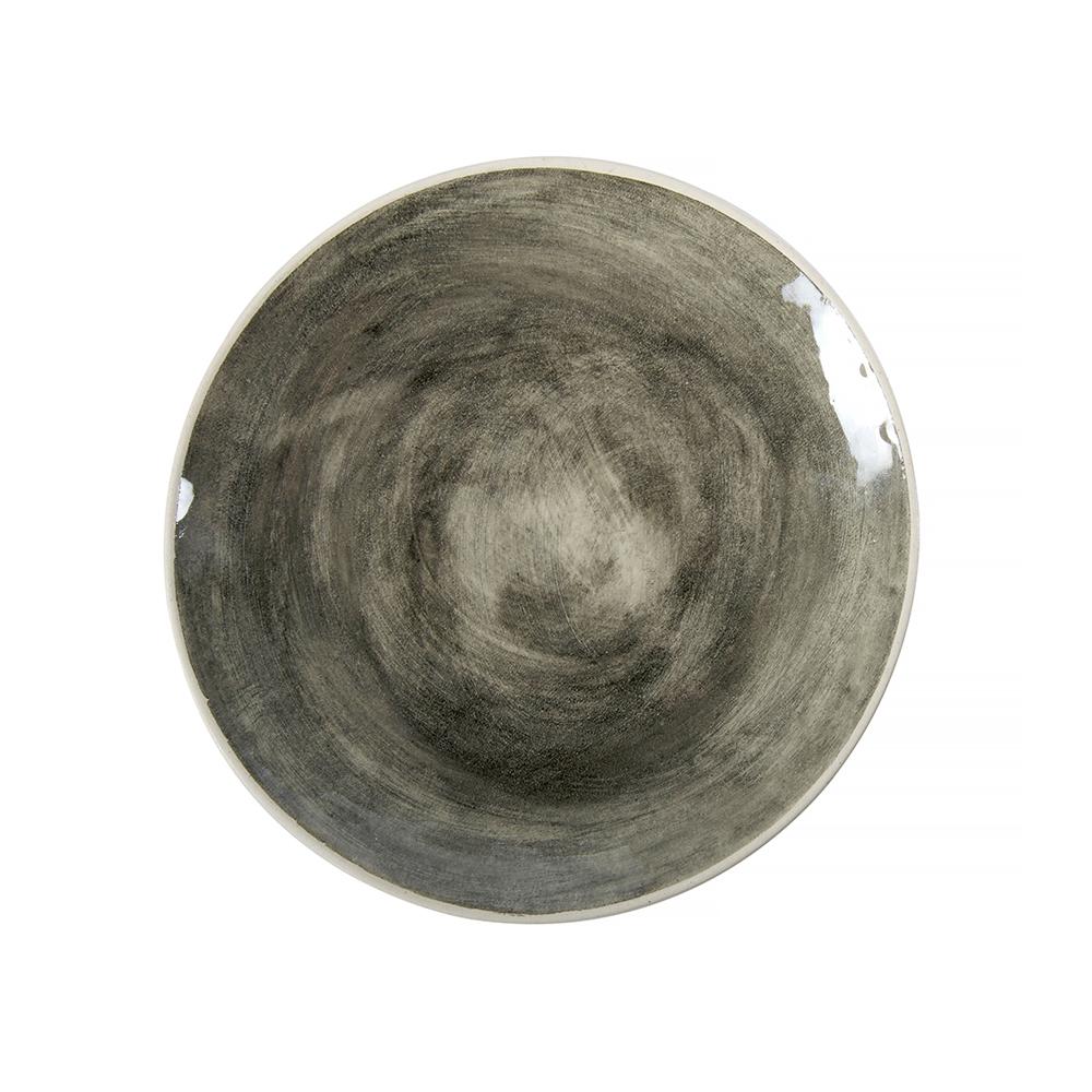 WONKI WARE | Large Dinner Plate | Black Beach Sand