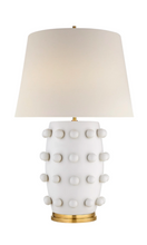 Load image into Gallery viewer, KELLY WEARSTLER Linden Lamp White
