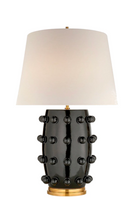 Load image into Gallery viewer, KELLY WEARSTLER Linden Lamp Black
