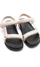 Load image into Gallery viewer, LA TRIBE Elke Braided Sandal
