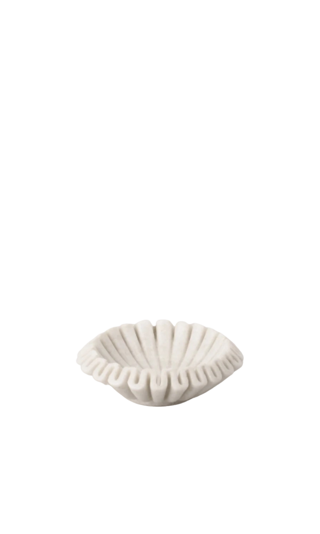 MARBLE | Ruffle Bowl | Extra Small