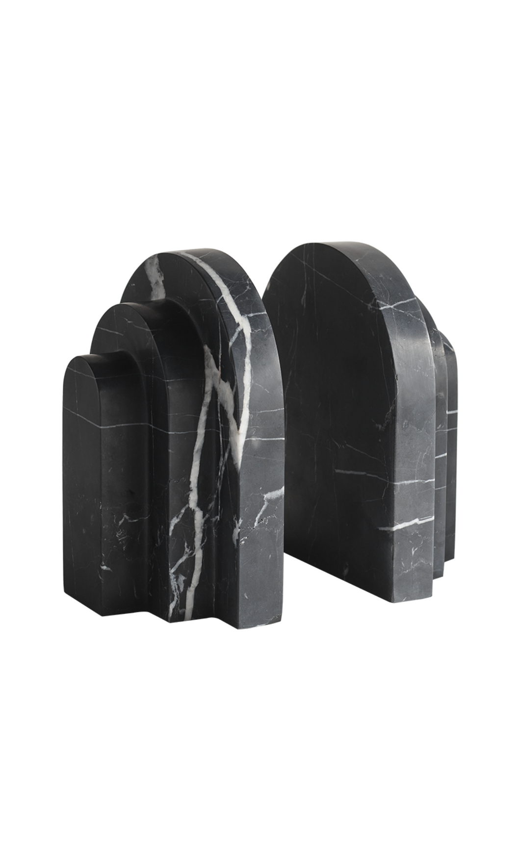 GREG NATALE Palazzo Bookends Nero