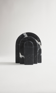 GREG NATALE Palazzo Bookends Nero