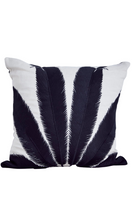 Load image into Gallery viewer, CUSHION | Black Embroidered Palm
