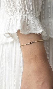 ANNI LU | Bead & Gem Bracelet | Pearl