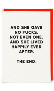 CARDS | The End