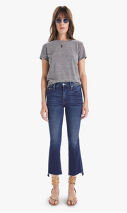 MOTHER DENIM | The Insider Crop Step Fray