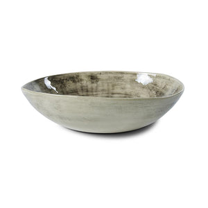 WONKI WARE | Pebble Salad Bowl | Black Wash