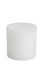 White Italian Unscented Candle