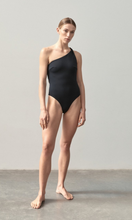 Load image into Gallery viewer, Ziah Asymmetric One Piece Black
