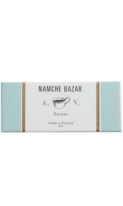 Astier de Villatte Namche Bazar Incense in blue and gold box, available at Amara Home.