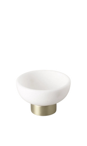 MARBLE | Brass Footed Bowl