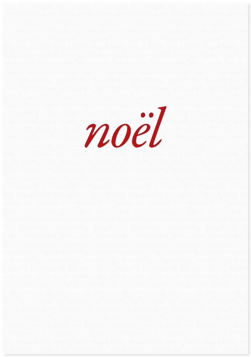 CARDS | Noël | Red