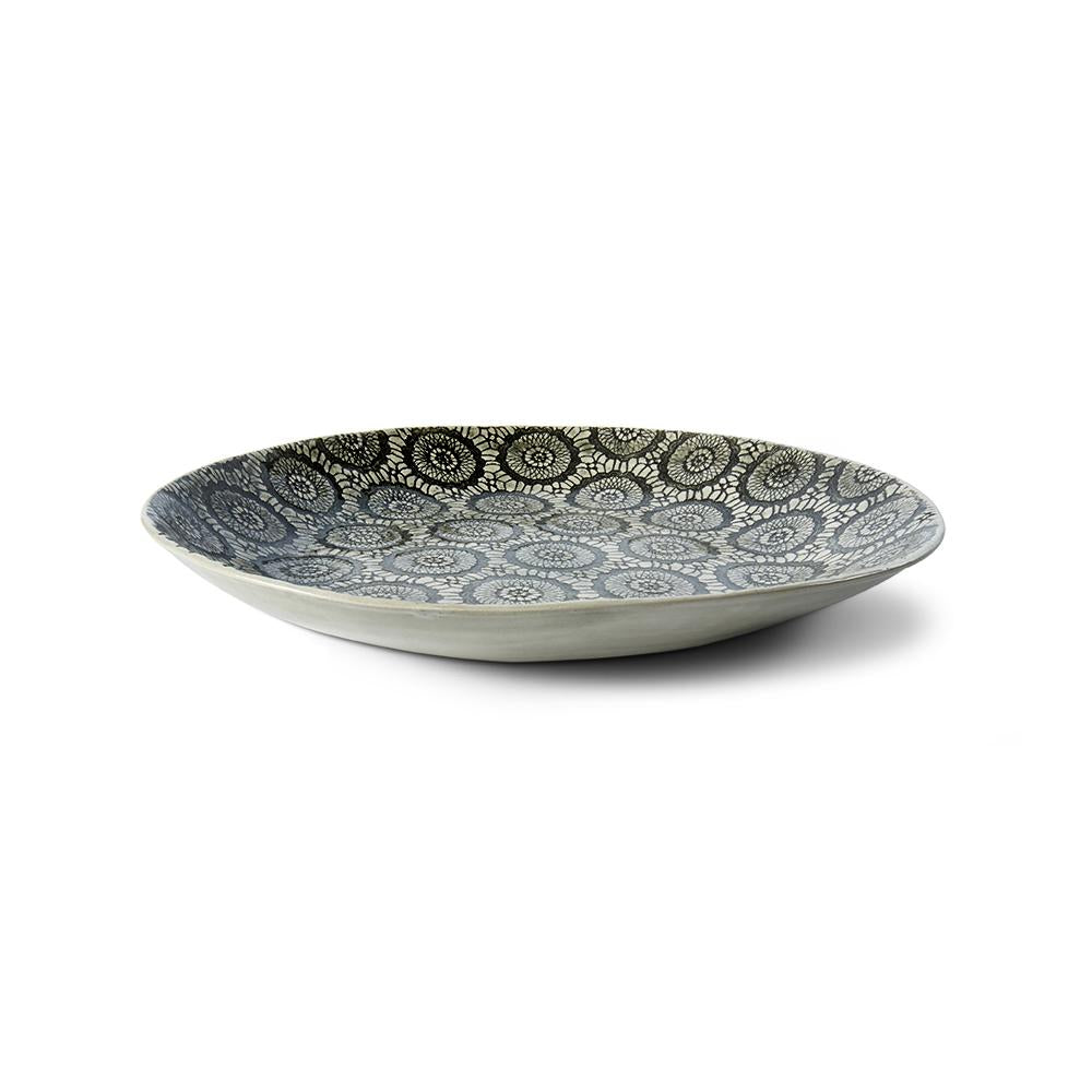 WONKI WARE | Paella Dish | Black Lace