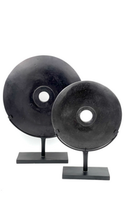 Stone Disc on Stand